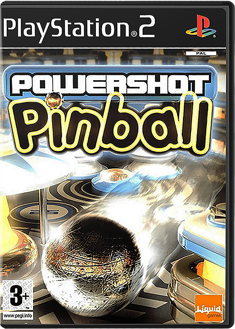 PowerShot Pinball box art for Playstation 2